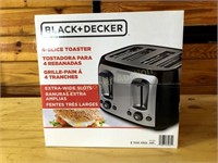 BLACK & DECKER FOUR SLICE TOASTER