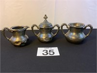 FORBES SILVER CO. TEA SET