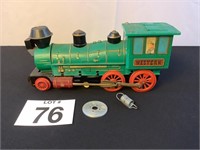 MARX WESTERN TOY LOCOMOTIVE