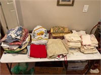 Large Assorted lot of linens