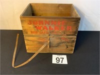 JOHNNIE WALKER RED LABEL SCOTTISH WHISKEY CRATE