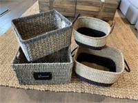 4PC ASSORTED BASKETS