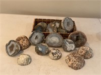 A Collection of Geode Rocks