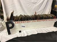 Sign letters