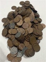 Bag of Over 275 1 Cent Lincoln