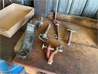 Reciever hitch, draw pins, Clevis.
