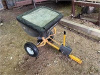 Yard Works pull type fertilizer spreader