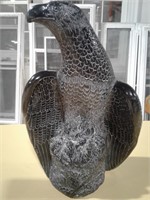Vintage 1970's Aardvark Eagle on Prey Sculpture