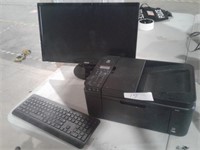 Asus 24" Monitor, Pixma Printer & Keyboard