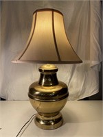 HEAVY BRASS TABLE LAMP - SOLID FEEL QUALITY LAMP