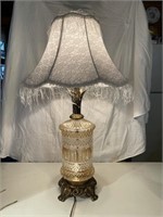 VINTAGE CRYSTAL LAMP - VARIANT OF OTHER LAMP