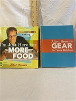 ALTON BROWN COOK BOOK AND KITCHEN GEAR BOOK