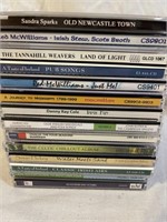 LOT OF IRISH, SCOTTISH, ENGLISH CDs - 14 PCS.