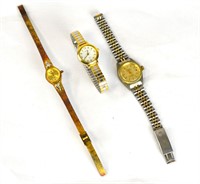 Three Ladies Wrist Watches