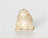 Old Chinese Carved Jade Figure of Animal