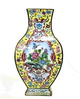 Chinese Enamel Vase on Copper