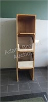 Custom built wooden storage Shelf, 21 in wide x