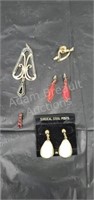 Assorted women's jewelry - bracelets, earrings,