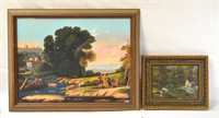 Two Framed Paintings