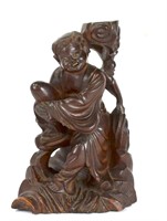 Chinese Wood Carving Figure