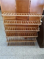 Bamboo Style Shoe Rack Six tier, new.