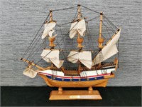 3 Mast Wooden Ship Replica REVENGE on Stand