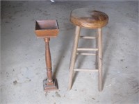 Plant stand and barstool