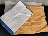 Lucerin Geneva Leather Soft Desk Mat + Bag