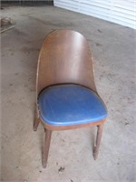 Unusual bent plywood chair
