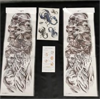 Tafly Temporary Tattoos - 2 Sleeves. -New