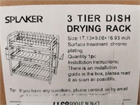 NEW 3 Tier Dish Drying Rack