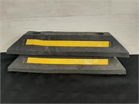 Garage Floor Stops for Vehicles - 2pcs. - New