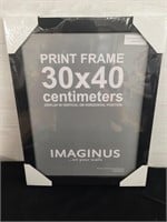 Imaginus 13 5/8"×17.5" Black Picture Frame - New
