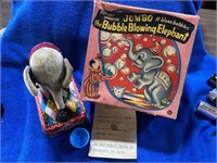 Vintage B.O. Jumbo the Bubble Blowing Elephant