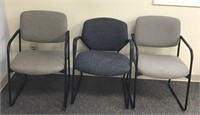 3 Straight Chairs