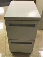 2 Drawer File Cabinet On Casters