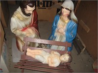 Nativity blow molds
