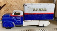 Vintage Metal Toy US Mail Truck