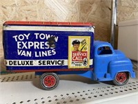 Marx Toy Town Express Van Lines Truck