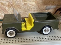 Vintage Structo Toy Army Jeep