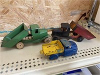3 Antique Toy Trucks