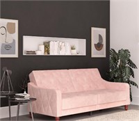 New Novogratz Vintage Tufted Velvet Sofa Bed