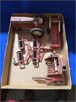 Tru-Scale Steel Tractor with 3 Attachments