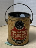 Rare Small Maclaren’s Peanut Butter Tin