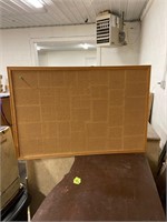 Wall mounting cork board