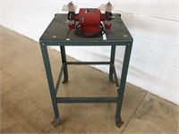 Ashland Bench Top Grinder Mounted on Metal Stand