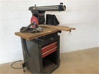 10" Craftsman Radial Arm Saw on Rolling Stand