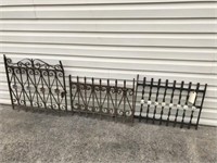 3 Small Pieces of Fencing
