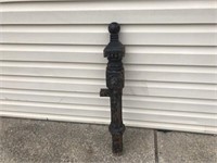 Antique Fence Gate Post with Ball Top