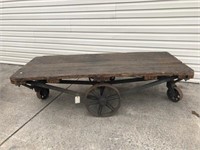 Antique Industrial Supply Cart
